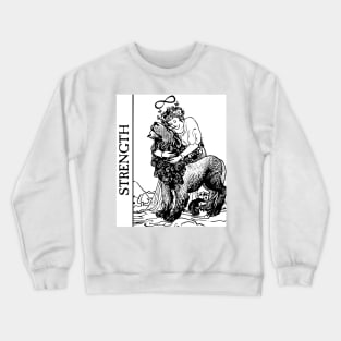 Strength Tarot Card Crewneck Sweatshirt